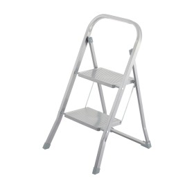 6-step folding ladder EDM Aluminium (48 x 10,5 x 193 cm) | Tienda24 Tienda24.eu