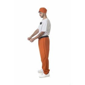 Costume per Adulti Arancio Carcerato XL