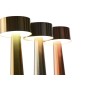 Desk lamp Home ESPRIT Copper Golden Silver Metal Iron 9 x 9 x 21 cm (3 Units) | Tienda24 Tienda24.eu