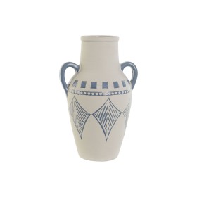 Vase de sol Alexandra House Living Bleu foncé Céramique 33 x 33 x 65 cm | Tienda24 Tienda24.eu