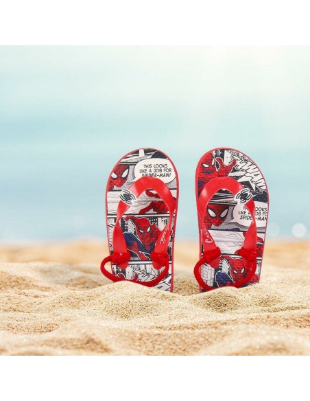 Flip Flops für Kinder Spider-Man Rot | Tienda24 Tienda24.eu