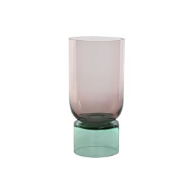 Vase Alexandra House Living White Dark blue Ceramic 15 x 15 x 31 cm | Tienda24 Tienda24.eu