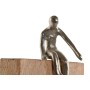 Figurine Décorative Home ESPRIT Marron Argenté Naturel 15 x 10 x 39 cm | Tienda24 Tienda24.eu