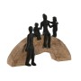 Figura Decorativa Home ESPRIT Castanho Preto Família 26,5 x 9 x 20 cm | Tienda24 Tienda24.eu