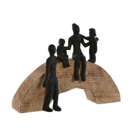 Figurine Décorative Home ESPRIT Marron Argenté Naturel 15 x 10 x 39 cm | Tienda24 Tienda24.eu