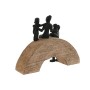 Figura Decorativa Home ESPRIT Castanho Preto Família 26,5 x 9 x 20 cm | Tienda24 Tienda24.eu