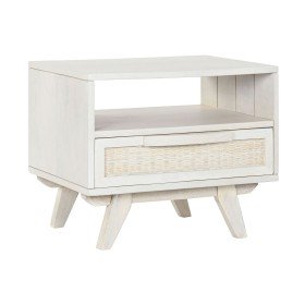 Table de Nuit Alexandra House Living Blanc 34 x 57 x 42 cm | Tienda24 Tienda24.eu