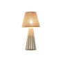 Lampe de bureau Home ESPRIT Blanc Naturel Jute Bois 50 W 220 V 30 x 30 x 61 cm | Tienda24 Tienda24.eu