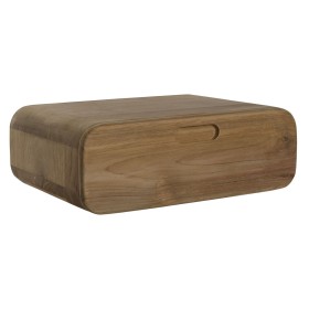 Mesita de Noche COFFEE 48 x 34,5 x 64 cm Madera Café DMF | Tienda24 Tienda24.eu