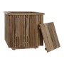 Blumentopf Home ESPRIT Teakholz 34,5 x 34,5 x 37 cm | Tienda24 Tienda24.eu