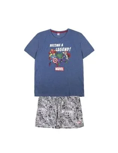 Schlafanzug Marvel Dunkelblau (Erwachsene) Herren | Tienda24 Tienda24.eu