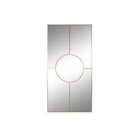 Espejo de pared 108 x 3,5 x 108 cm Cristal Dorado Madera | Tienda24 Tienda24.eu