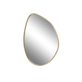 Wall mirror Romimex Silver Metal 56 x 82 x 3 cm Oval | Tienda24 Tienda24.eu