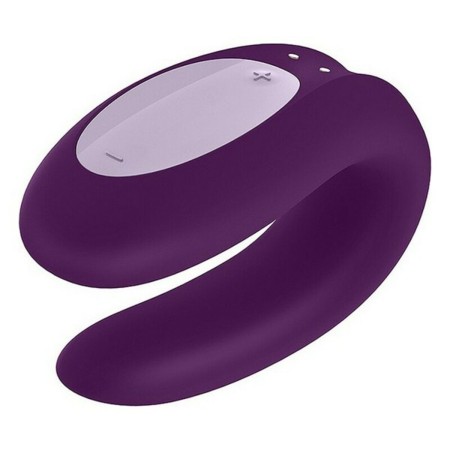 Vibrador Dupla Estimulação Satisfyer Double Joy Roxo | Tienda24 - Global Online Shop Tienda24.eu