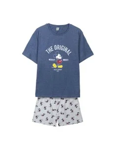 Pigiama Mickey Mouse Blu scuro (Adulti) Uomo da Mickey Mouse, Pigiami due pezzi - Ref: S0731960, Precio: €8.34, Descuento: %