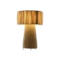 Desk lamp Home ESPRIT Brown Metal Raffia 50 W 220 V 27 x 27 x 40 cm | Tienda24 Tienda24.eu