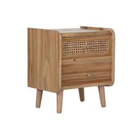 Mesita de Noche Alexandra House Living Blanco 31 x 71 x 38 cm | Tienda24 Tienda24.eu