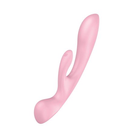 Vibrador Doble Estimulación Satisfyer Triple oh Rosa | Tienda24 - Global Online Shop Tienda24.eu