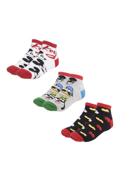 Chaussettes Mickey Mouse Unisexe 3 paires | Tienda24 Tienda24.eu