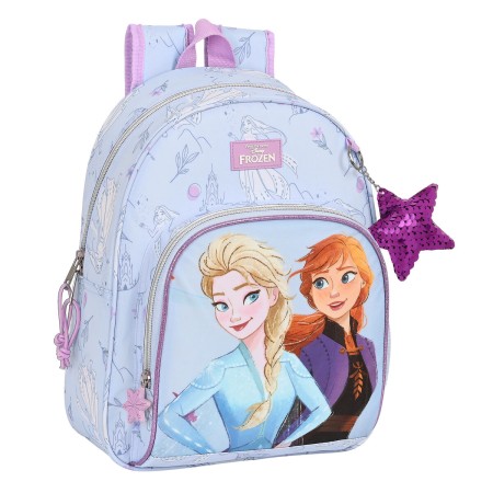 School Bag Frozen Believe Lilac 28 x 34 x 10 cm | Tienda24 Tienda24.eu