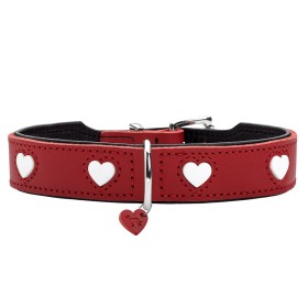 Collare per Cani Hunter Love XS/S 30-34 cm Rojo/Blanco