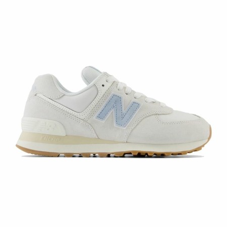 Scarpe Casual da Donna New Balance 574 Azzurro Bianco Azzurro Chiaro