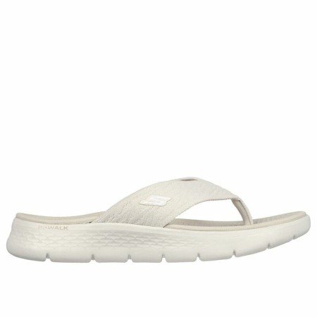 Women's Flip Flops Skechers Go Walk Flex Sandal Splender Beige | Tienda24 Tienda24.eu