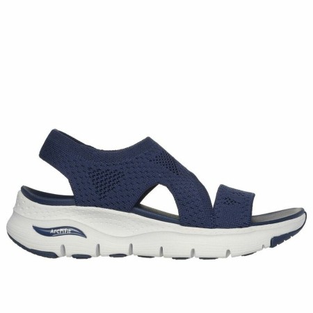 Damensandalen Skechers Arch Fit Marineblau | Tienda24 Tienda24.eu