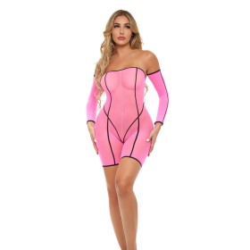 Vestido Pink Lipstick Negro (Queen size) | Tienda24 - Global Online Shop Tienda24.eu