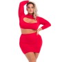 Conjunto de Lencería Pink Lipstick Rojo (3XL/4XL) | Tienda24 - Global Online Shop Tienda24.eu