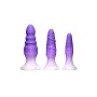 Plug Anal XR Morado Silicona Set 3 Piezas de XR, Plugs - Ref: M0400433, Precio: 26,10 €, Descuento: %