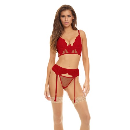 Ensemble de Lingerie Bombshell Boudoir Rouge (S) | Tienda24 - Global Online Shop Tienda24.eu