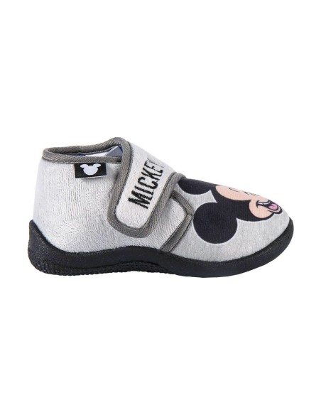 Chaussons Pour Enfant 3D Mickey Mouse Gris clair | Tienda24 Tienda24.eu