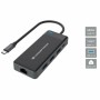 Hub USB Conceptronic DONN14G Noir Gris 100 W (1 Unité) | Tienda24 Tienda24.eu