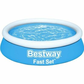 Inflatable pool Bestway Steel Pro Blue Grey | Tienda24 Tienda24.eu