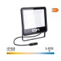 LED-Strahler EDM Black Series 100 W 6400 K 24,6 x 22,8 x 2,9 cm | Tienda24 Tienda24.eu