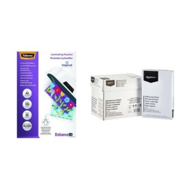 Laminating sleeves Fellowes 25 Units Transparent A4 | Tienda24 Tienda24.eu