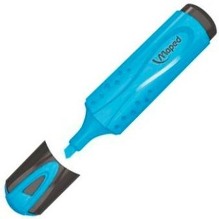 Marcador Fluorescente Maped Peps Classic Azul (12 Unidades) | Tienda24 Tienda24.eu