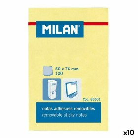 Sticky Notes Milan Yellow 76 x 76 mm (10 Units) | Tienda24 Tienda24.eu