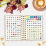 Diary Finocam Garden Multicolour 1/8 12 x 16,4 cm 2024-2025 | Tienda24 Tienda24.eu