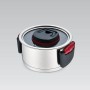 Casserole with Lid Feel Maestro MR-3530-22 Red Black Steel Stainless steel Plastic Ø 22 cm 4,2 L | Tienda24 Tienda24.eu