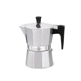 Cafettiera Italiana Feel Maestro MR-1666-3 Nero Argentato Alluminio 15