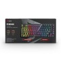 Keyboard Savio PHENIX Black QWERTY | Tienda24 Tienda24.eu