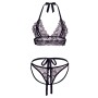 Set di Lingerie Barely Bare Nero (Taglia unica) | Tienda24 - Global Online Shop Tienda24.eu