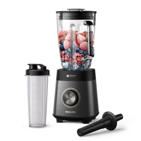 Cup Blender Philips HR3041/00 Black Grey 1200 W 2 L | Tienda24 Tienda24.eu