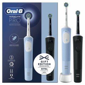 Replacement Head Oral-B iO White Black 4 Units | Tienda24 Tienda24.eu