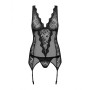 Corsé Obsessive Emperita Schwarz S/M von Obsessive, Korsagen & Bustiers - Ref: M0400629, Preis: 25,88 €, Rabatt: %