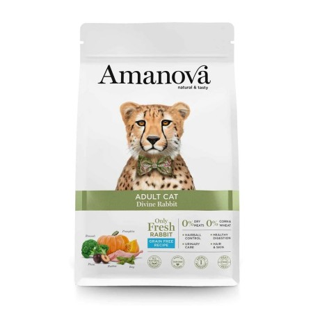 Aliments pour chat Amanova Divine Rabbit Lapin 1,5 Kg | Tienda24 Tienda24.eu