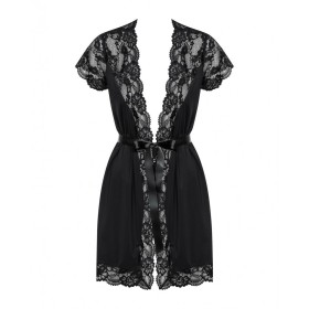 Robe Obsessive PEIGNOIR Black L/XL by Obsessive, Baby Dolls, Chemises & Negligees - Ref: M0400656, Price: 31,88 €, Discount: %