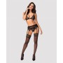 Stockings with Garter Obsessive Shibu Black S/M | Tienda24 - Global Online Shop Tienda24.eu